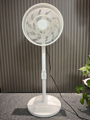 Ventilador de chão silencioso com comando remoto e toque