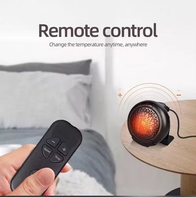 Display LED elétrico de 900W 3S Mini aquecedor cerâmico de aquecimento rápido com termostato ajustável