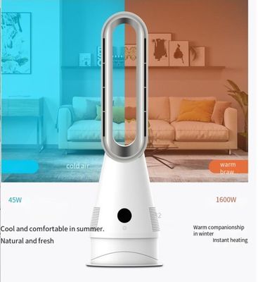 20 polegadas portátil de arrefecimento e aquecimento de ar ventilador sem lâmina purificador de ar 3,5kg ABS corpo PP