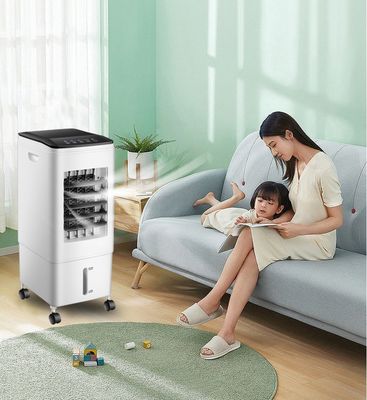Refrigerador de ar de 10 L de capacidade para casa Refrigerador de quarto Ventilação Umidificação Purificador de ar