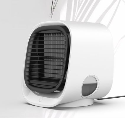 Mini Personal Air Cooler com refrigeração de mesa apenas USB e logotipo de impressão de tela de seda