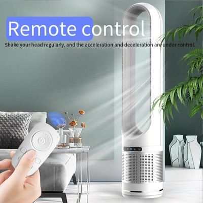 Ventilador sem lâmina de 50 polegadas Ventilador de torre de circulação de ar para purificação segura e inteligente