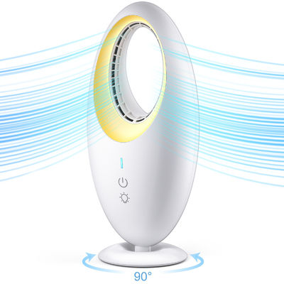Ventilador de mesa elétrico portátil Mini USB recarregável Ventilador de mesa sem lâmina ABS Ventilador de torre de PC
