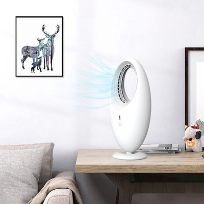 Ventilador de mesa elétrico portátil Mini USB recarregável Ventilador de mesa sem lâmina ABS Ventilador de torre de PC