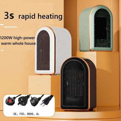 Bateria 1200W PTC Mini Portable Room Eletrônico aquecedor de ventilador Quente Inverno aquecimento