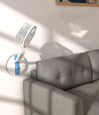 Protable Mini Pequeno Popular Recarregável Ventilador de Mão Com Luz LED e velocidade ajustável