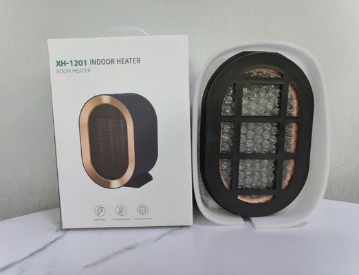 PTC Elementos de aquecimento 1200W Mini aquecedor elétrico para uso doméstico Desktop portátil Ar quente