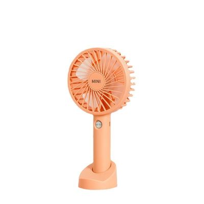 Mini ventilador de mão USB recarregável sem controle de aplicativos preto branco laranja verde azul ou amarelo