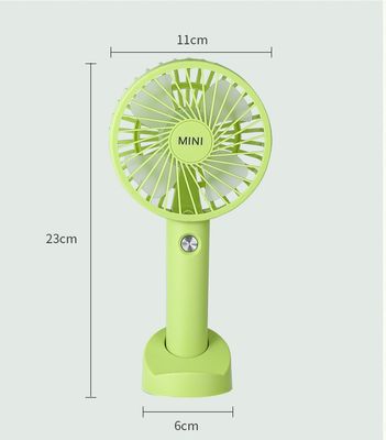 1200mAh USB Fan Mini recarregável Ventilador portátil portátil e potente