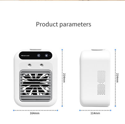 Peso líquido 700 g Ventilador portátil de refrigeração por ar de mesa com umidificador e alimentação por USB 5V