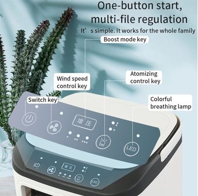 Inglês Funcionamento Mini ventilador de ar evaporativo para sala 17 * 17 * 25cm pulverizador portátil