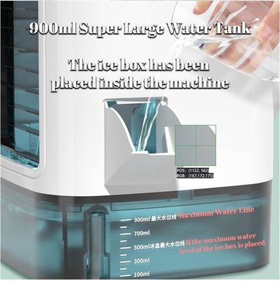 Mini ventilador de ar condicionado para uso doméstico Ventilador elétrico USB portátil 5V12W Peso líquido 800g