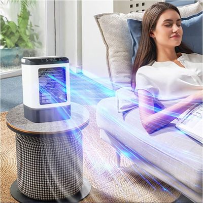 7 cores LED Light Air Cooler com Função de Neblina de pulverização para solução de refrigeração de quartos de hotel