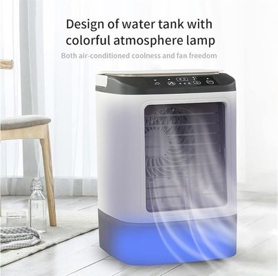 Aircooler portátil recarregável Ventilador de arrefecimento silencioso para escritório Inglês