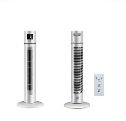 Ventilador de torre vertical para uso doméstico com design sem folhas e função de ajuste de temporizador de 1 a 12 horas