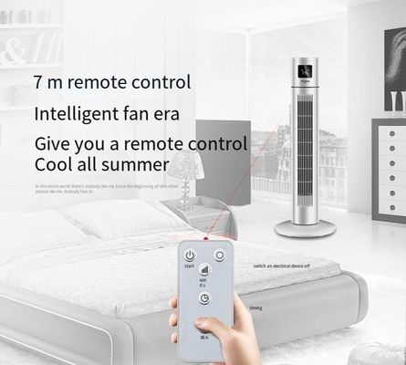 Ventilador de torre vertical para uso doméstico com design sem folhas e função de ajuste de temporizador de 1 a 12 horas