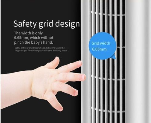 Ventilador de torre elétrico sem lâmina de 45W para resfriamento de escritório e casa sem controle de aplicativo sem Vane
