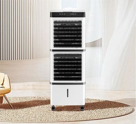 Refrigerador de ar de evaporação portátil de dupla camada de 14L com controle remoto e tensão de 220V
