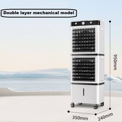 Controle digital portátil 14L grande tanque de água refrigerador de ar evaporativo para espaços internos