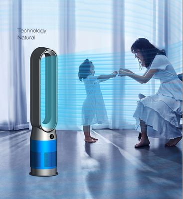 Ventilador de chão inteligente 3 em 1 com funções de resfriamento e aquecimento e controle remoto