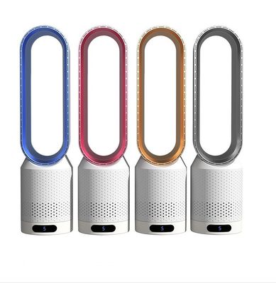 Ventilador sem lâmina de 2 horas de 20 polegadas com tela sensível ao toque e tecnologia de circulação de ar