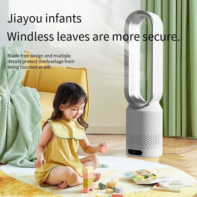 Ventilador sem lâmina de 2 horas de 20 polegadas com tela sensível ao toque e tecnologia de circulação de ar