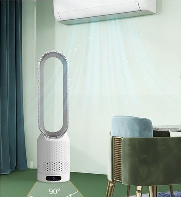 20 polegadas ventilador de circulação de ar sem lâmina 2 horas temporizador sem controle remoto de altura ajustável