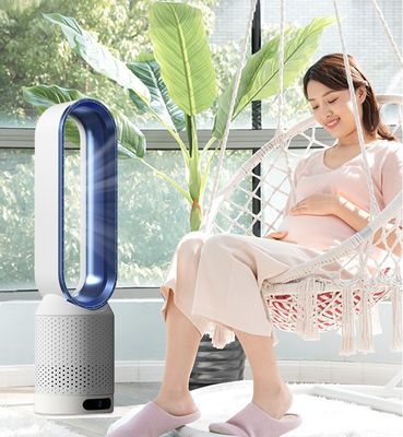 20 polegadas ventilador de circulação de ar sem lâmina 2 horas temporizador sem controle remoto de altura ajustável