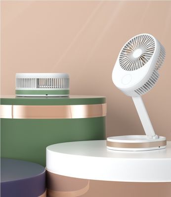 Logotipo personalizado Ventilador dobrável portátil pequeno para carregamento de escritório doméstico ao ar livre