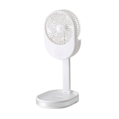 1500mAh Capacidade de bateria Ventilador portátil de escritório doméstico USB Carregamento Ventilador dobrável de acampamento