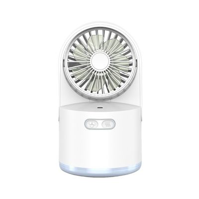 Ventilador de neblina de mesa com USB Mini Ventilador e spray de umidificação doméstica Tempo de carregamento 3,5H