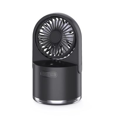 2 em 1 Mini Fan Humidificador Ventilador portátil com função USB recarregável