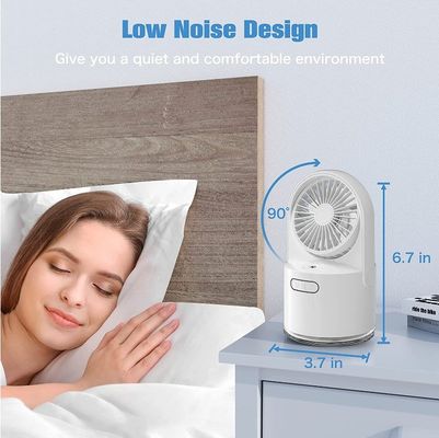 Ventilador de mesa recarregável USB para escritório doméstico Ventilador de secretária dobrável