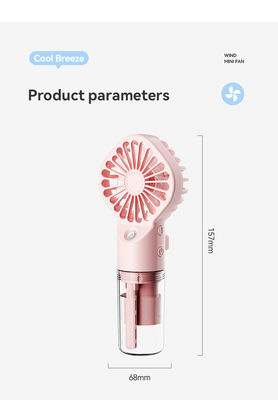 Ventilador de neblina de água de bateria de lítio USB 18650 para uso doméstico
