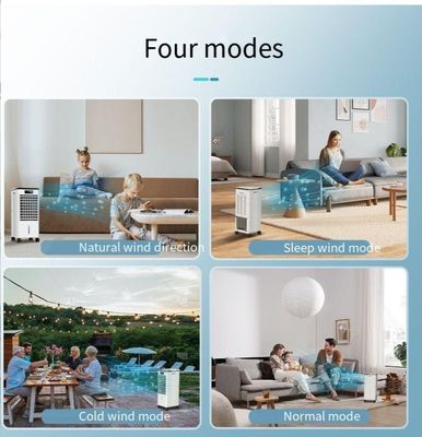 Impressão de telhas de seda de uso doméstico ventilador de refrigeração de pulverização ventilador de ar condicionado refrigerado a água