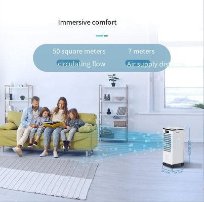 Ventilador de refrigeração elétrico portátil 3 em 1 Ventilador de purificação de ar inteligente com refrigerador de ar de água