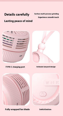 Fonte de energia elétrica Compacto 64*64*48mm Ventilador de teto de pescoço suspenso para alto volume de ar