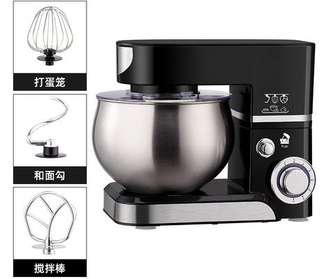 NO Aplicativo controlado 5L de aço inoxidável Stand de mistura de tigela alimentos para cozinha artesanal casa misturador