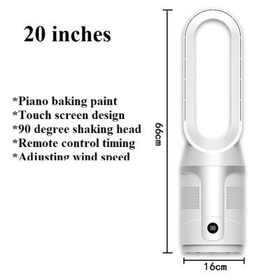 Hotel Personal Air Cooler com design sem lâmina e dimensões de 21,5*21,5*72cm