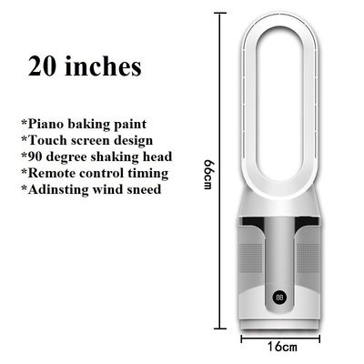 Hotel Personal Air Cooler com design sem lâmina e dimensões de 21,5*21,5*72cm
