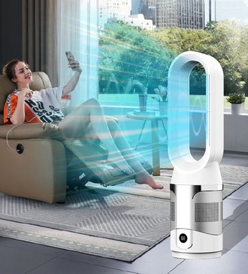 Comando remoto portátil 3 em 1 aquecedor filtro de ar ventoinha torre para aquecedor duplo e elétrico
