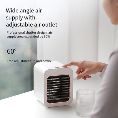 16*13*14.5cm 4000mAh Mini ventilador recarregável de ar condicionado Ventilador de arrefecimento de mesa portátil
