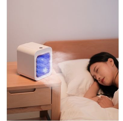 16*13*14.5cm 4000mAh Mini ventilador recarregável de ar condicionado Ventilador de arrefecimento de mesa portátil