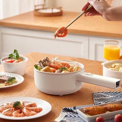 Cozinha elétrica multifuncional para fazer macarrão doméstico e panela quente no dormitório