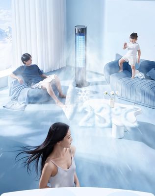 Refrigerador Ventilador de ar condicionado elétrico vertical para arrefecimento silencioso