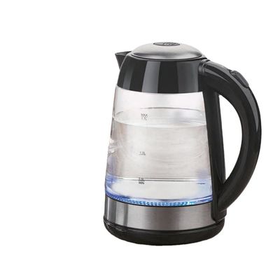 Chaleira de chá elétrica revestida de vidro 50/60Hz para cozinha doméstica