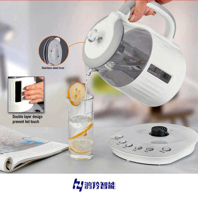 Chaleira de chá elétrica revestida de vidro 50/60Hz para cozinha doméstica