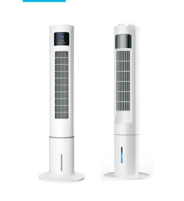 Ar condicionado de água móvel pessoal com controle remoto e ventilador de pulverização de névoa sem folhas
