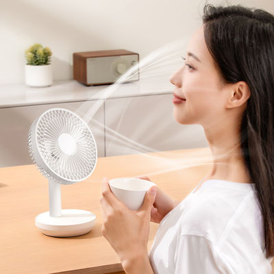 3600mAh USB recarregável Ventiladores de refrigeração de três velocidades com luz noturna portáteis e silenciosos