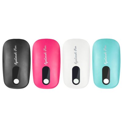 Mini ventilador de secador de pestanas USB elétrico recarregável para enxerto e plantas